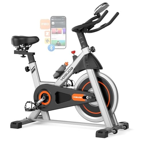 YOSUDA Stationary Exercise Bike w/ App Connectivity