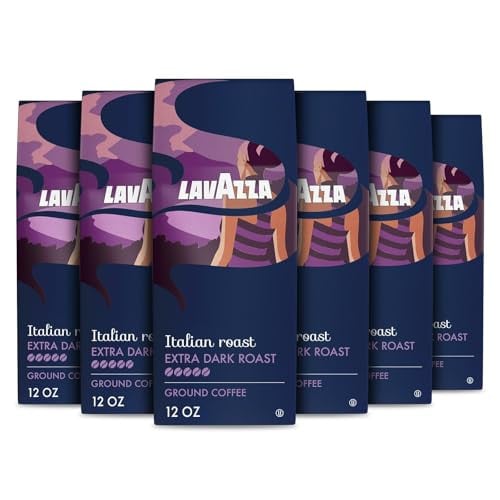 Lavazza Italian Roast Ground Coffee 6 Bags of 12oz Deal