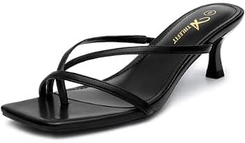 Athlefit Women’s Strappy Kitten Heels