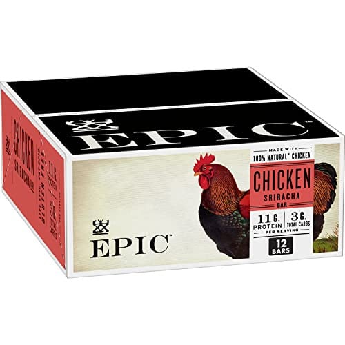 EPIC Bars Chicken Sriracha 12 Count Deal