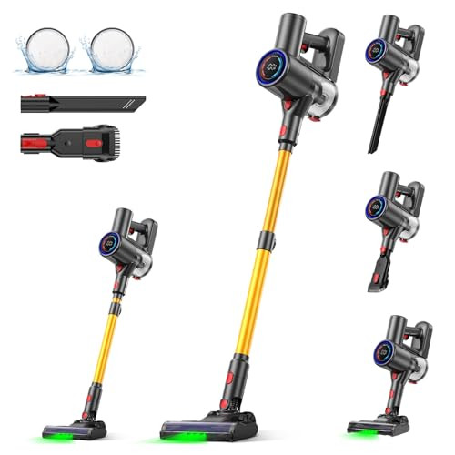  Lightweight Stick Vacuum with Powerful Suction