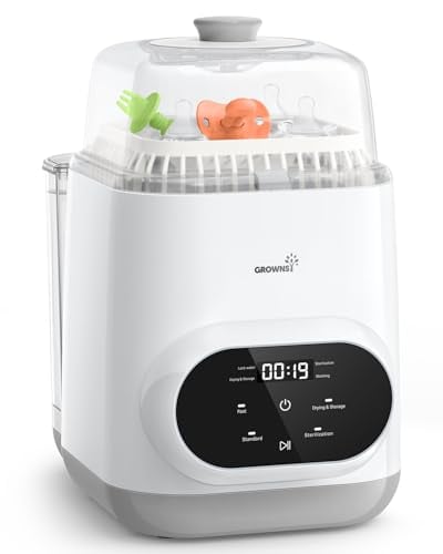 Grownsy EaseClean Bottle Washer All-in-One Washer and Sterilizer and Dryer