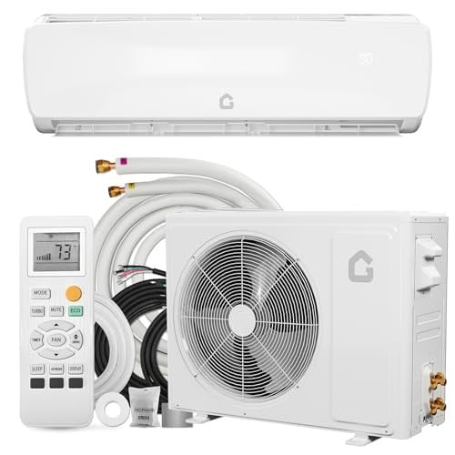 GarveeHome SEER 22 12,000 BTU Mini Split AC w/ Smart WiFi Control