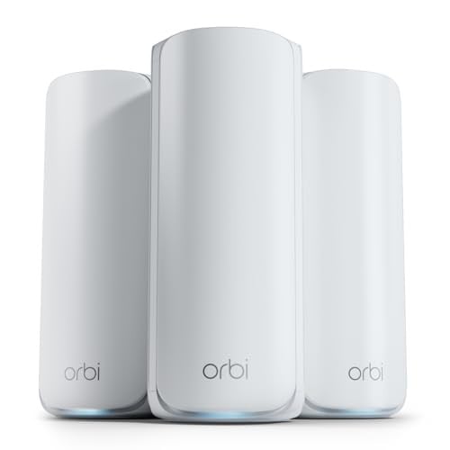 NETGEAR Orbi 770 Series BE11000 Tri-band Mesh Wi-Fi 7 System (3-pack)