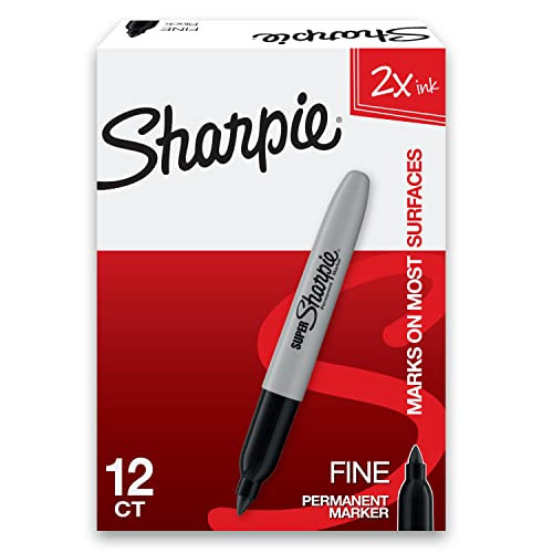 Sharpie Super Permanent Markers 12-Pack