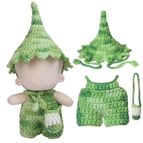 Clothes for 17cm Doll - Handmade Crochet Elf Clothing Accessories