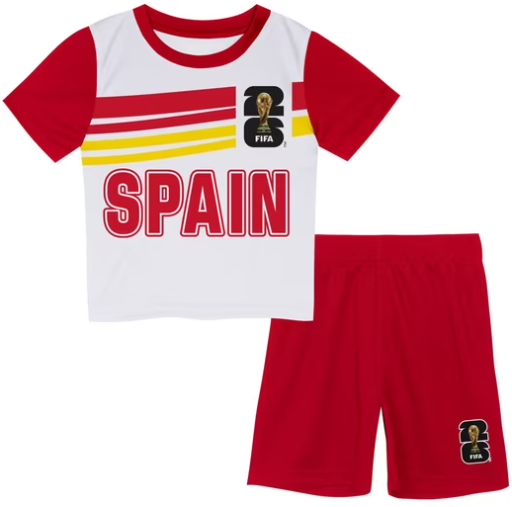FIFA World Cup 2026 Youth Toddler Spain 2-piece Soccer Kit Set 2-4T Deal