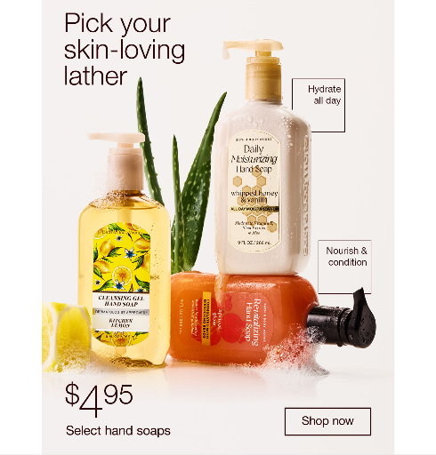 Bath & Body Works Hand Soaps SALE Deal