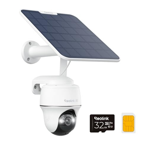 REOLINK Solar 4K 4G LTE Cellular Security Camera Go PT Ultra