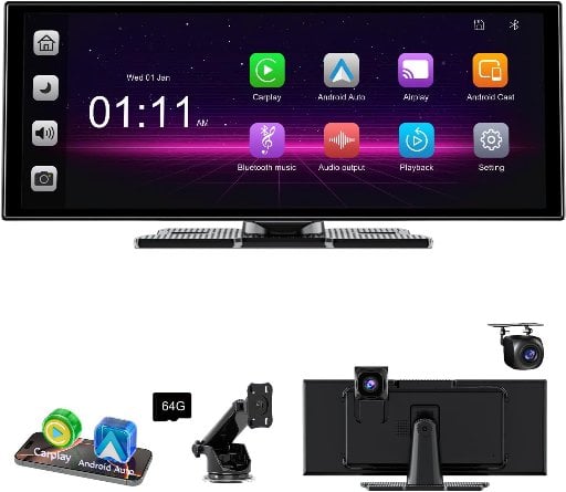 Accfly 11" Wireless Car Play Touch Screen