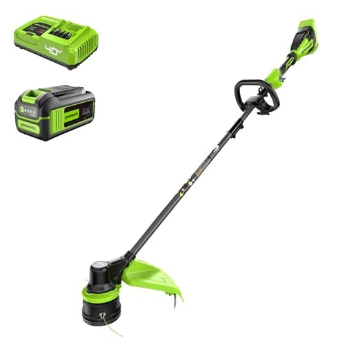 Greenworks 40V 17" Brushless Cordless String Trimmer/Weed Wacker 5.0Ah Battery Deal