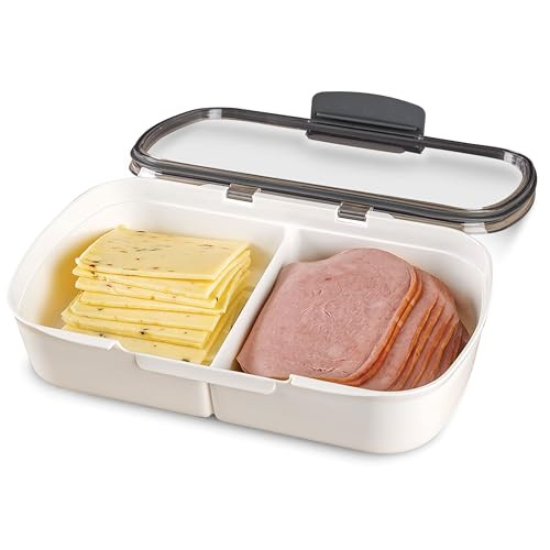ProKeeper Split Deli Food Storage Container with Air-Tight Silicone Seal