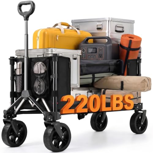 Overmont Ultra Compact Collapsible Wagon Cart Deal
