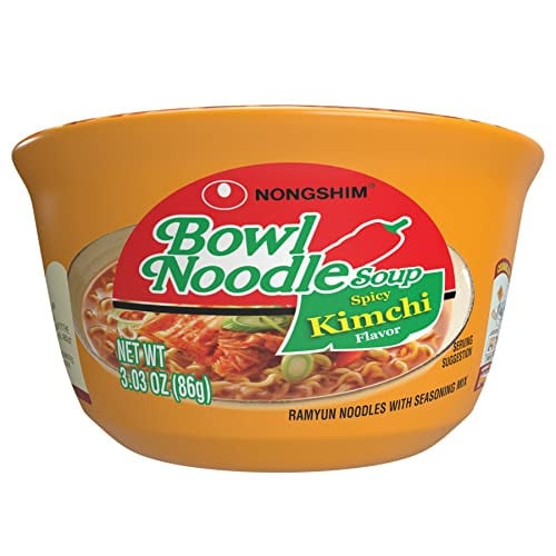 Nongshim Kimchi Gourmet Instant Ramen bowl 3.03 Ounce (Pack of 6) Deal