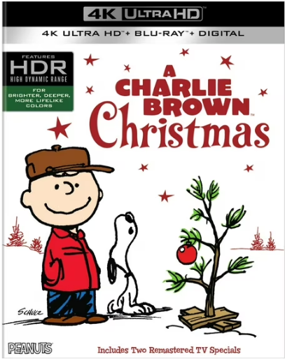 A Charlie Brown Christmas 4K UHD Physical Disc