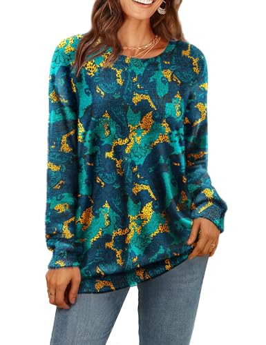 Women's Christmas Sweater Graphic Printed Oversized Pullover