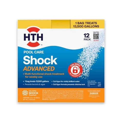 HTH Pool Care Shock Advanced Chemical 12-Pack 1-Lb Deal