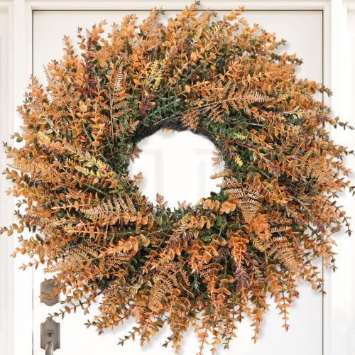28" Artificial Autumn Decor Door Wreath Deal