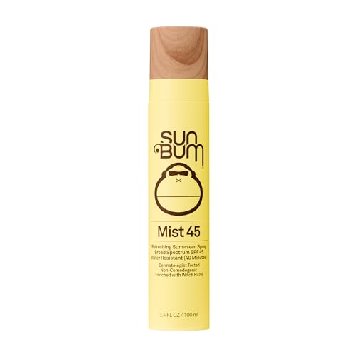 Sun Bum Original SPF 45 Sunscreen Face Mist, 3.4-Oz