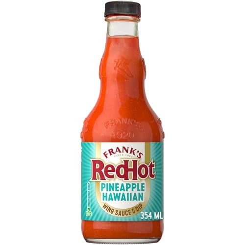 Frank’s RedHot Wing Sauce & Dip, Pineapple Hawaiian, Tropical, Sweet Mild Heat 12 fl oz Deal