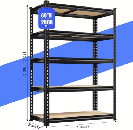 55" x 16" x 72" Garage Shelving Storage Shelves  2000LBS Capacity