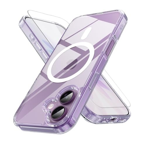 PinLiSheng Anti-Yellowing Magnetic Case for iPhone 17 with 1 Screen Protector Deal