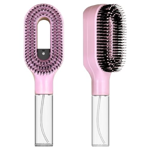 2-in-1 Manual Misting Detangling Hair Brush Deal