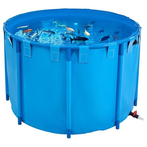 VEVOR KOI Aquarium Tank 450 Gallon Foldable Canvas Fish Pool Pond