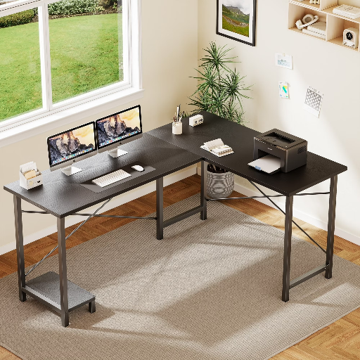 EDX 49" L Shaped Computer Corner Desk