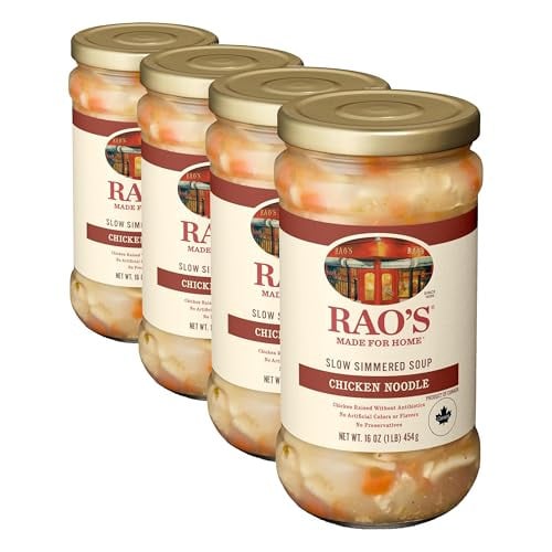 Rao's Made for Home Chicken Noodle Soup, 16oz 4-Pack