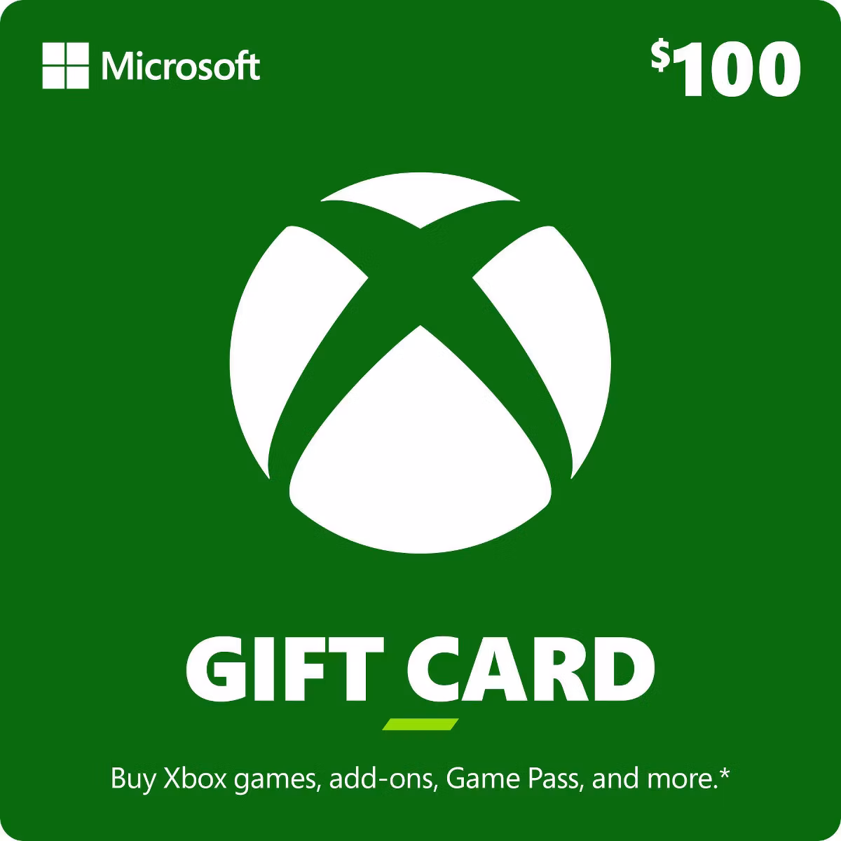 Xbox Gift Card $100 Deal
