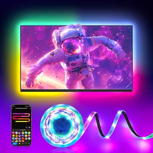 Pak Smart RGB+IC LED Strip Lights w/ App Control & Music Sync 6.6' Deal