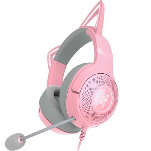 Razer Kraken Kitty V2 USB Wired Headset - Quartz Pink Deal