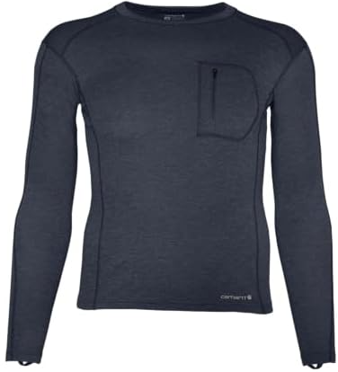 Carhartt Men's MBL131 Base Force Heavyweight Base Layer Poly-Wool Crew Deal