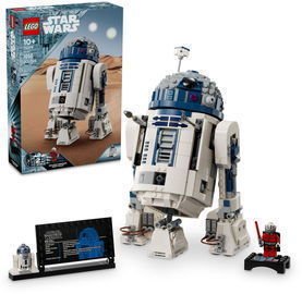 LEGO Star Wars R2-D2 Brick-Built Droid Figure, 1050 Pcs.