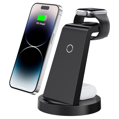 Anmlz 3 in 1 Charging Station for iPhone, Apple Watch and AirPods