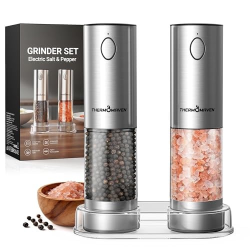 ThermoMaven Electric Salt & Pepper Grinder Set 110ml Deal