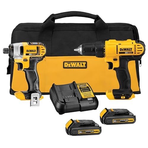DeWALT 20V MAX Cordless Drill and Impact Driver Combo Kit (2-Tool) Deal
