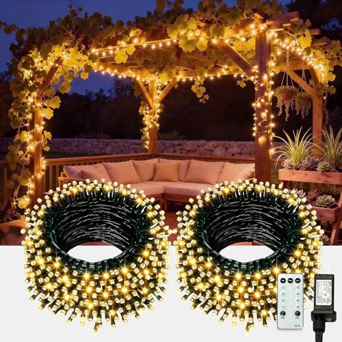 Warm White Christmas Lights Outdoor 83FT with 8 Modes Deal