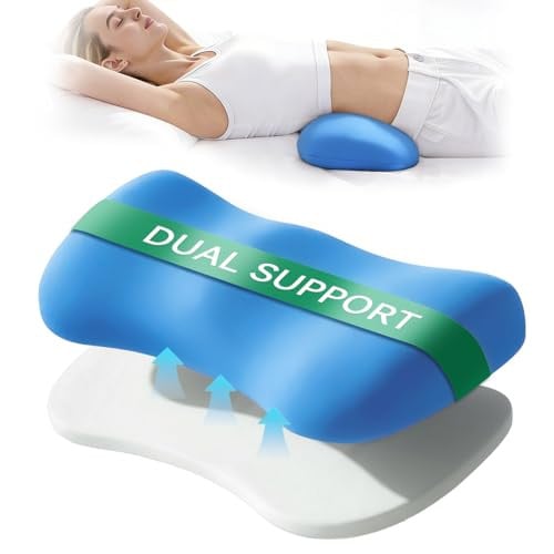 QUTOOL Adjustable Height Lumbar Support Pillow for Sleeping Deal