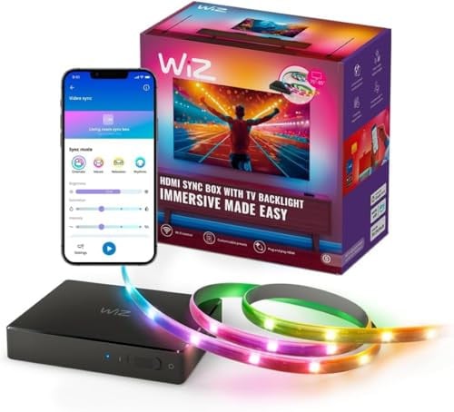 Wiz HDMI Sync Box Starter Kit w/ TV Backlight (75"-85" Tv's)