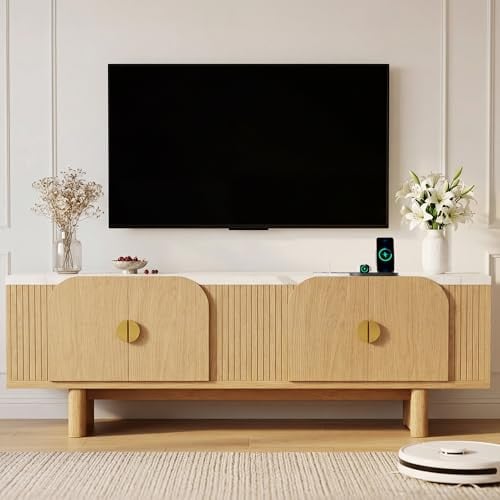 Modern TV Stand Entertainment Center for TVs Up to 65" Deal