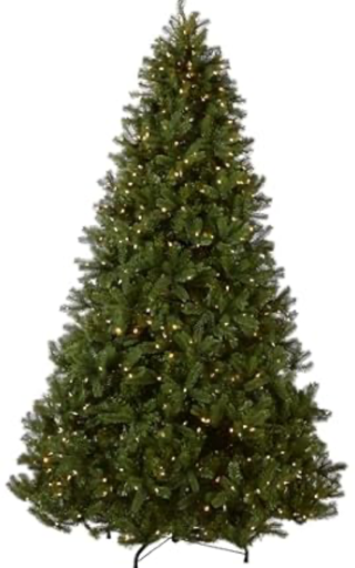 National Tree Company 9' Pre-Lit Downswept Douglas Fir Artificial Christmas Tree