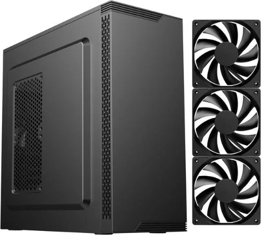 DIYPC DIY-S05 Steel USB 3.0 ATX Mid Tower Computer Case w/ 3x 120mm Case Fan