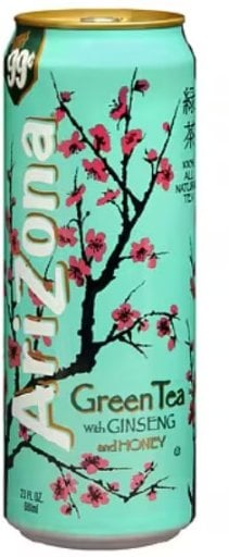 Arizona Green Tea With Ginseng and Honey 23.0 oz