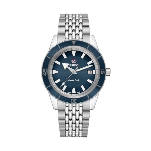 RADO Captain Cook Automatic Bracelet Watch, 42mm Blue