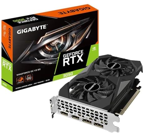 GIGABYTE GeForce RTX 3050 WindForce OC V2 6GB GDDR6
