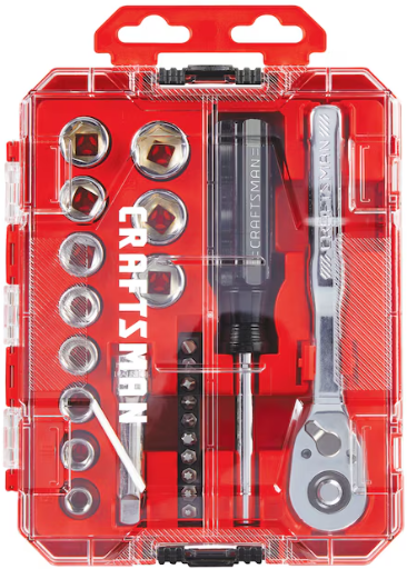 Craftsman VERSASTACK 24-Piece Metric 3/8" Drive Mechanics Tool Set