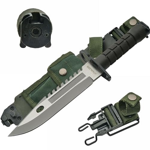 SZCO Supplies 13" M-9 Bayonet Military Style Tactical Saw Back Knife