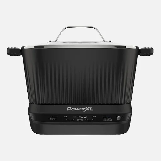 PowerXL StirMax Diamond Ceramic Nonstick Coating 7.5-Quart 9-Preset Multi Cooker